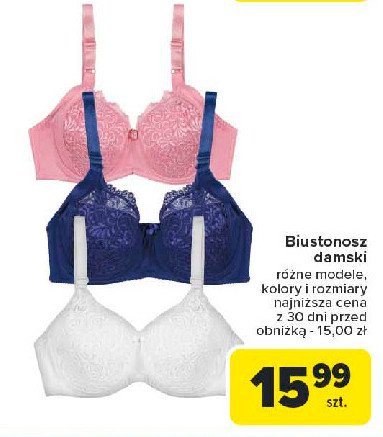 Biustonosz damski promocja w Carrefour