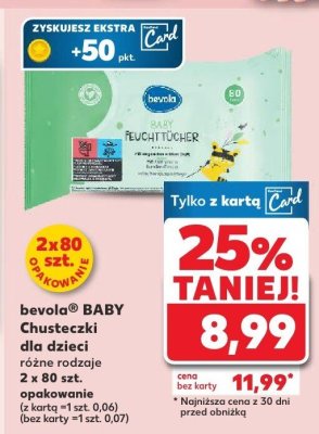 Chusteczki dla dzieci różne rodzaje promocja w Kaufland