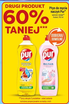 Płyn do mycia naczyń, wybrane rodzaje DRUGI -60% promocja w POLOmarket
