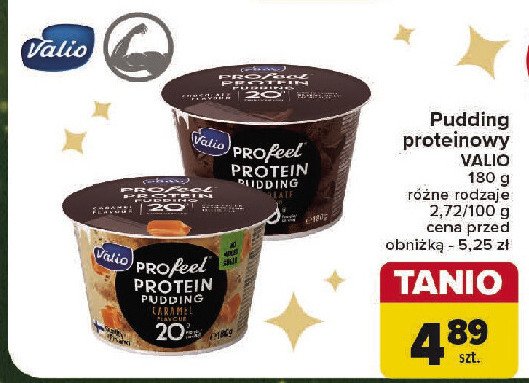 Pudding proteinowy karmelowy Valio promocja