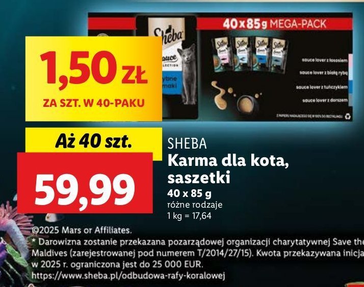 Karma dla kota wyb贸r smak贸 SHEBA NATURE'S COLLECTION promocja