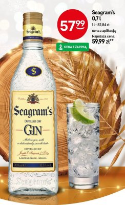 Gin Seagram's Distilled Dry Gin promocja w Żabka