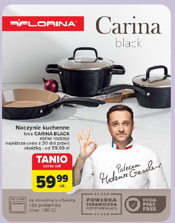 Garnek carina black Florina (florentyna) promocja