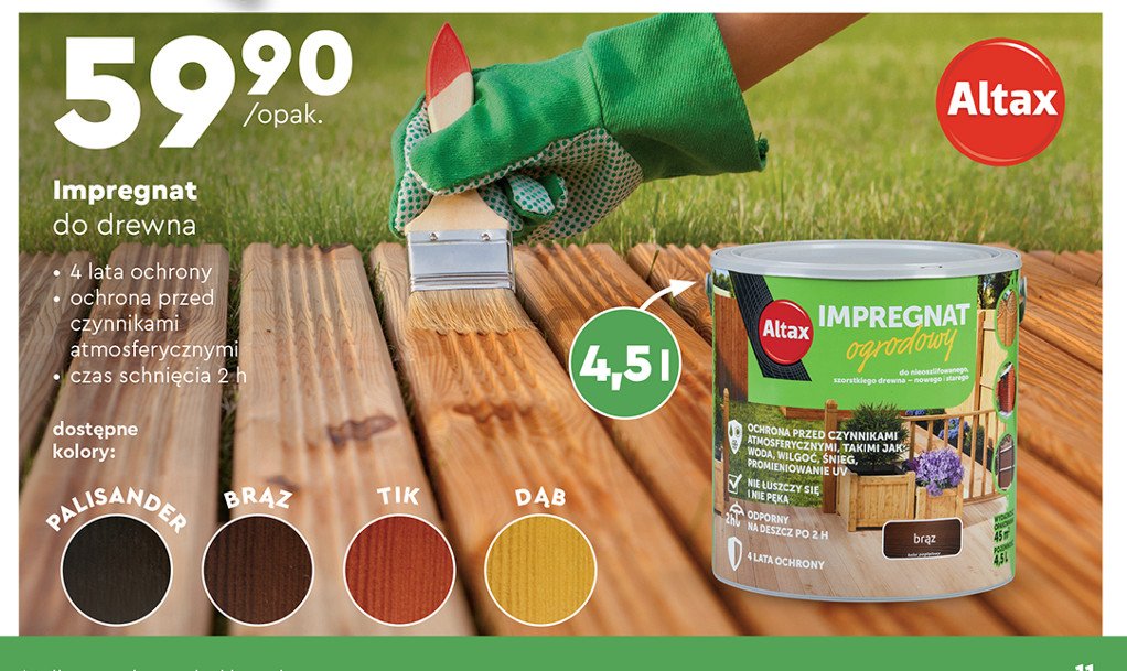 Impregnat do drewna d膮b Altax promocja