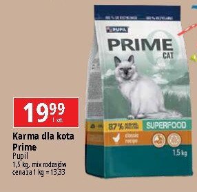 Karma dla kota PUPIL PRIME promocja