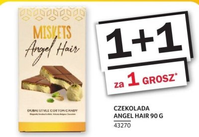 Czekolada Angel Hair 90 g, 1+1 za 1 grosz promocja w Selgros