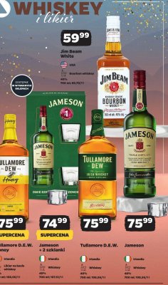 Whiskey Tullamore D.E.W. promocja w Netto