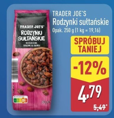 Rodzynki sułtańskie  promocja w Aldi