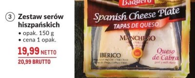 Zestaw serów hiszpańskich promocja w Makro