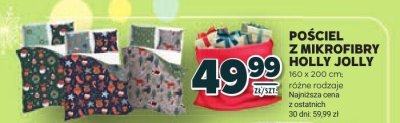 Pościel z mikrofibry Holly Jolly promocja w Stokrotka