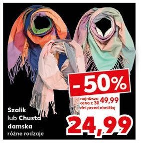 Chusta damska promocja w Kaufland