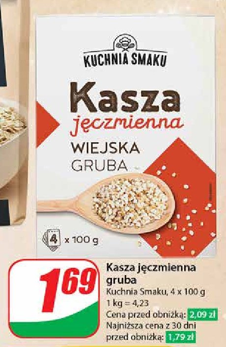 Kasza jęczmienna wiejska gruba Kuchnia smaku promocja w Dino