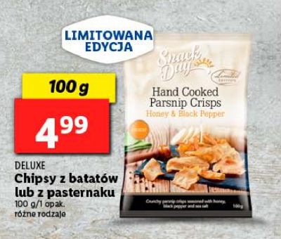 Chips z batatów Deluxe promocja