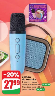 Zestaw do karaoke promocja w Dino