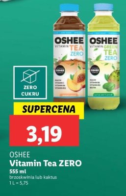 Napój kaktus-mięta zero Oshee vitamin tea promocja