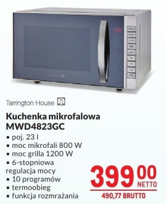 Kuchenka mikrofalowa Tarrington House MWD4823GC promocja w Makro