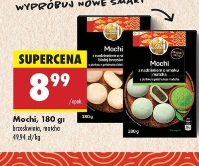 Ciastka mochi matcha Asia flavours promocja