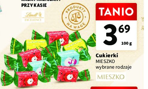 Cukierki mikołajki Mieszko promocja
