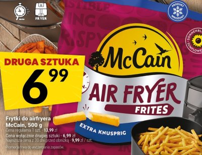 Frytki do airfryera McCain Air Fryer Frites Extra Knusprig 500g promocja w Twój Market