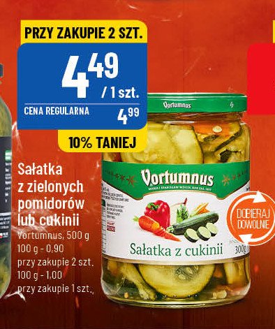 Sałatka z zielonych pomidorów Vortumnus promocja