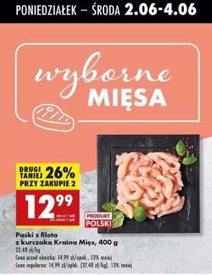 Paski z fileta kurczaka Kraina mi臋s promocja
