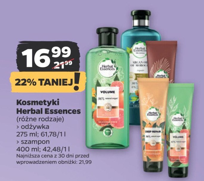 Odżywka deep repair manuka honey Herbal essences promocja