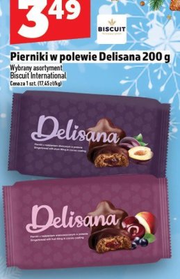 Pierniki w polewie Delisana 200 g promocja w TOPAZ