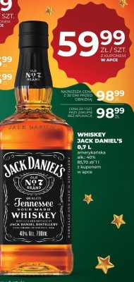 Whiskey Jack Daniel's 0,7L promocja w Duży Ben