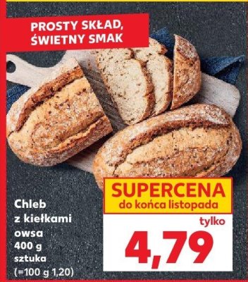 Chleb z kiełkami owsa 400 g promocja w Kaufland