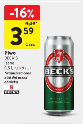 Piwo promocja w Intermarche