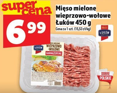 Mięso mielone wieprzowo-wołowe Łuków 450 g promocja w TOPAZ