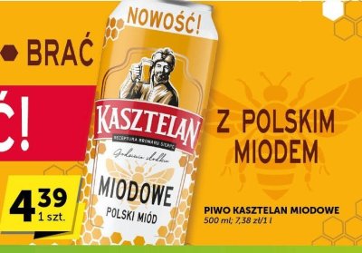 Piwo Kasztelan Miodowe promocja w Groszek