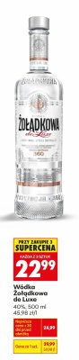 Wódka Żołądkowa de Luxe 40%, 500 ml promocja w Biedronka