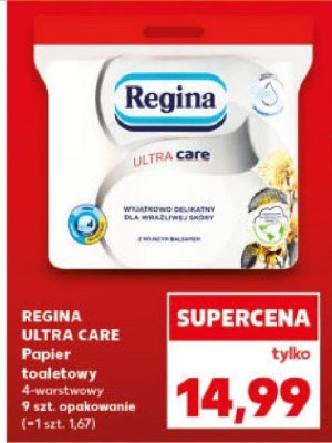 Papier toaletowy 4-warstwowy Ultra Care 9 szt.  promocja w Kaufland