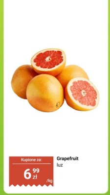 Grapefruit luz promocja w Dino
