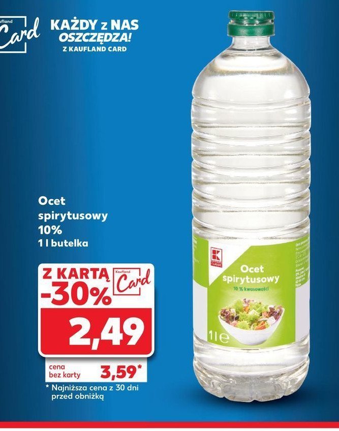 Ocet spirytusowy K-classic promocja