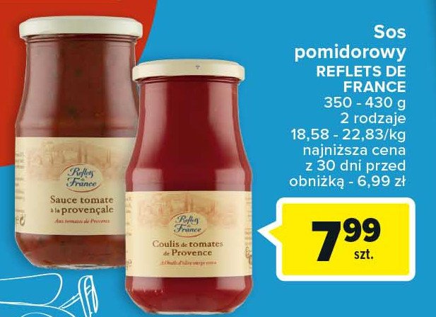 Sos pomidorowy Reflets de france promocja
