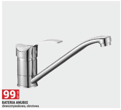 Bateria ANUBIS zlewozmywakowa obrotowa promocja w Merkury Market