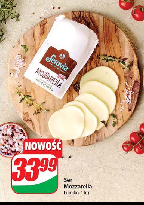 Ser mozzarella Serovia promocja