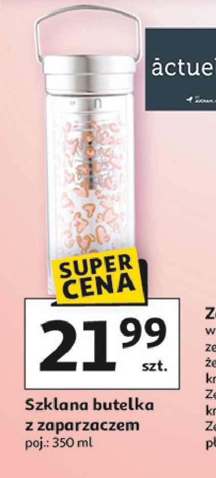 Butelka szklana 350 ml Actuel promocja w Auchan