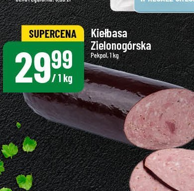 Kiełbasa zielonogórska Pekpol promocja w POLOmarket