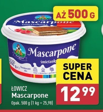 Ser mascarpone Łowicz 1906 promocja