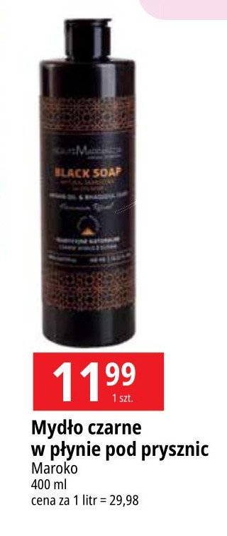 Mydło pod prysznic black Maroko produkt promocja