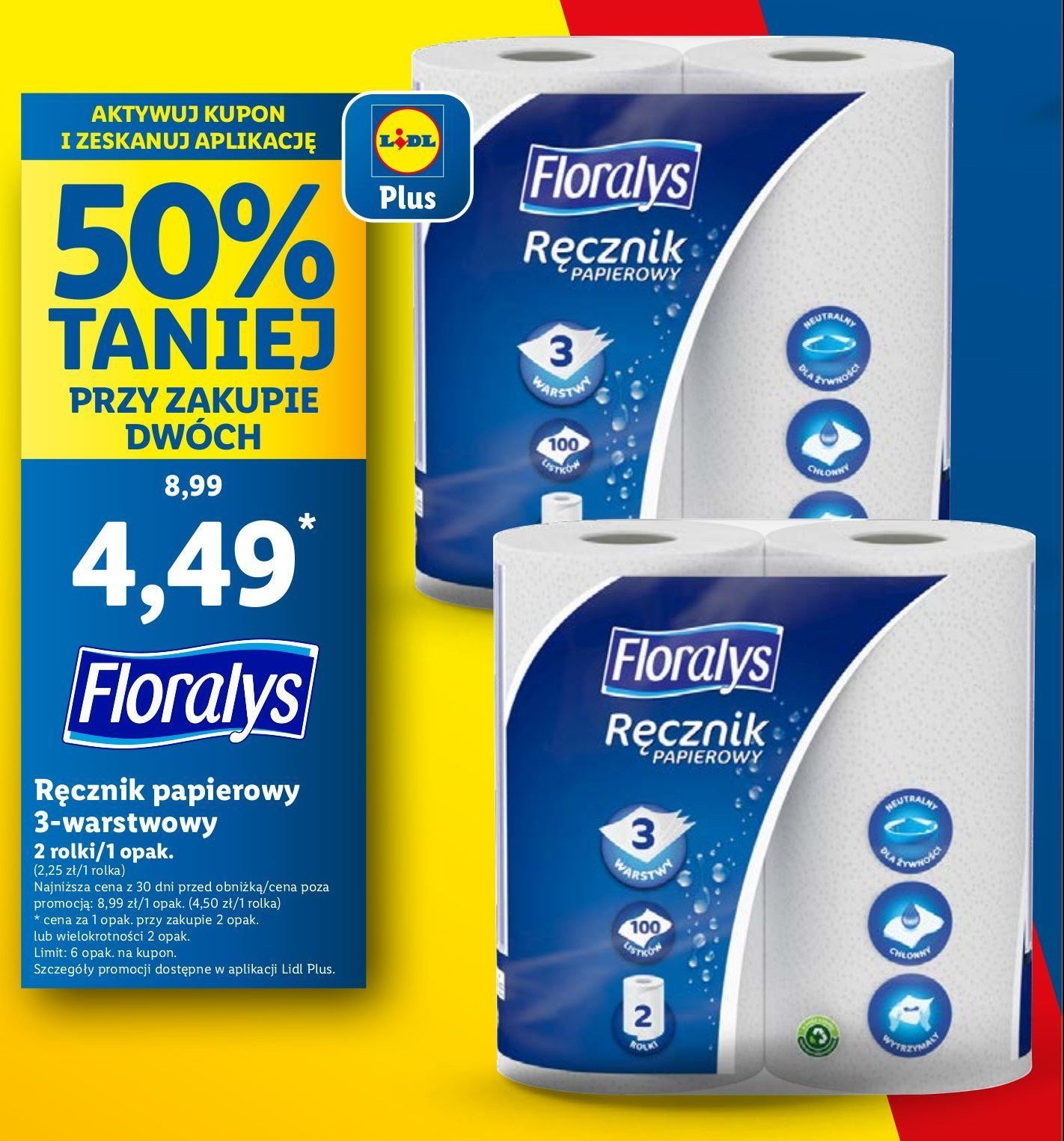 Ręcznik papierowy Floralys promocja