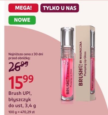 Błyszczyk do ust Brush UP! promocja w Rossmann