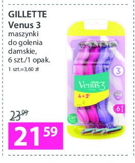 Maszynka do golenia basic Gillette simply venus 3 promocja