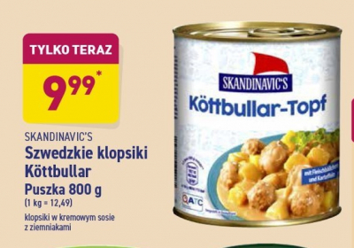 Klopsiki szwedzkie kottbullar Skandinavic's promocja