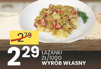 Łazanki Wyrób własny promocja w Wafelek