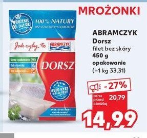 Dorsz atlantycki filet bez sk贸ry Abramczyk promocja