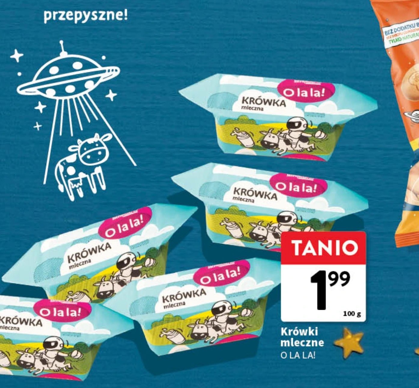 Krówki mleczne O la la! promocja w Intermarche